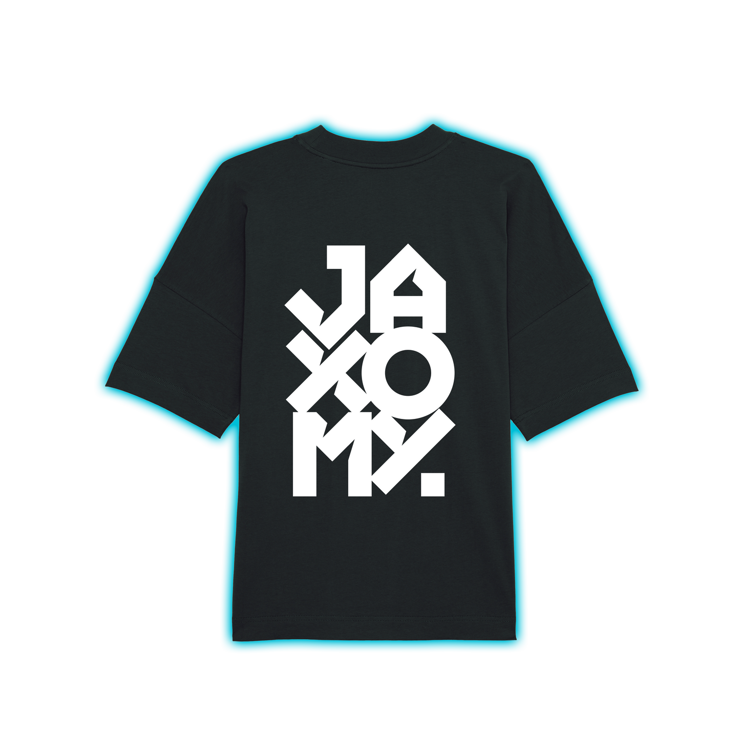 T-Shirt Jaxomy Logo Oversized Uni-Sex Cut BLACK