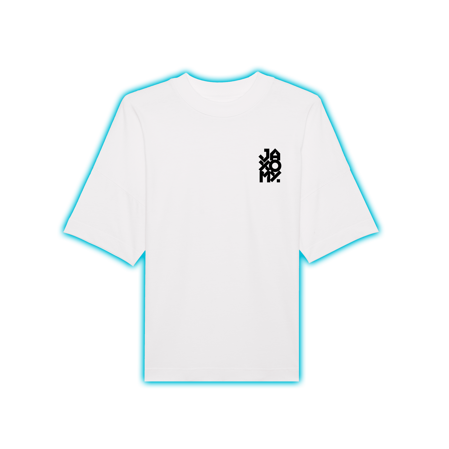 T-Shirt Jaxomy Logo Oversized Uni-Sex Cut WHITE
