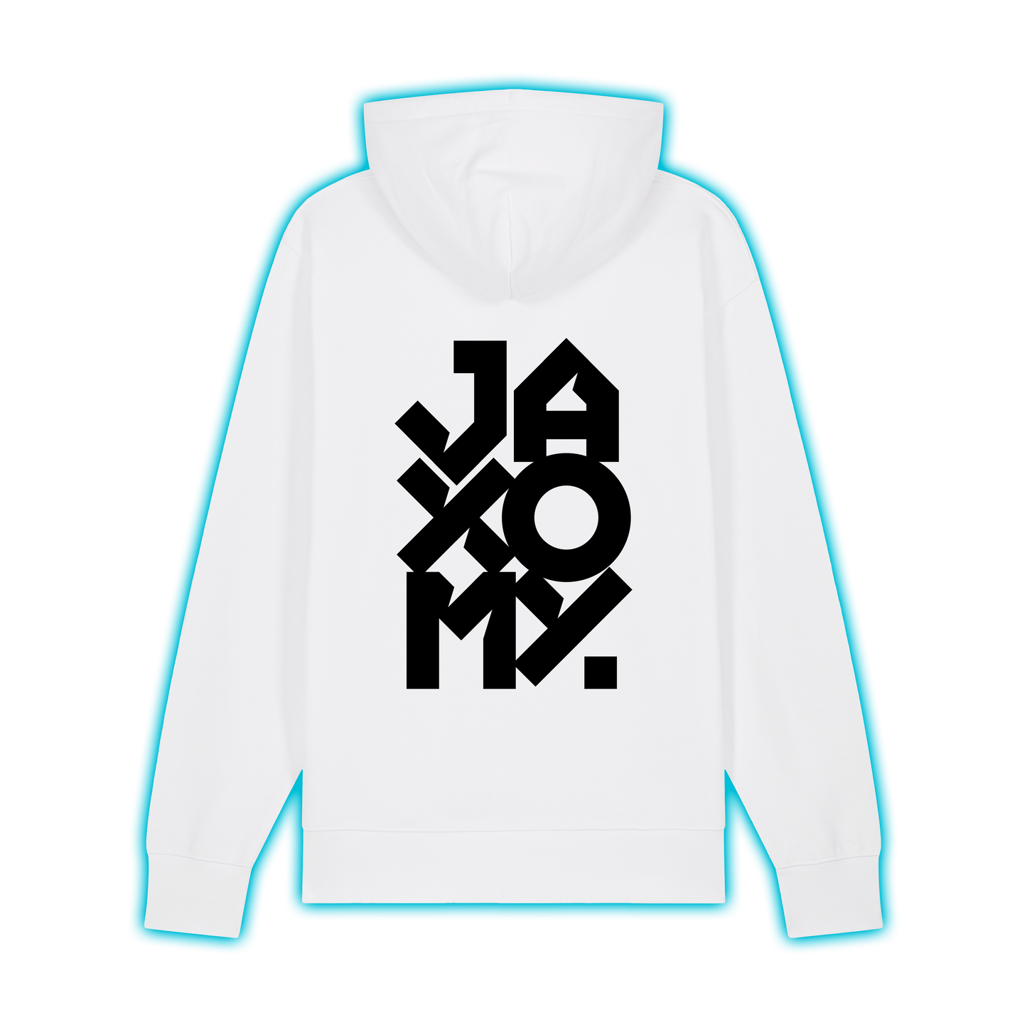 Hoodie Jaxomy Logo Regular Uni-Sex Cut WHITE