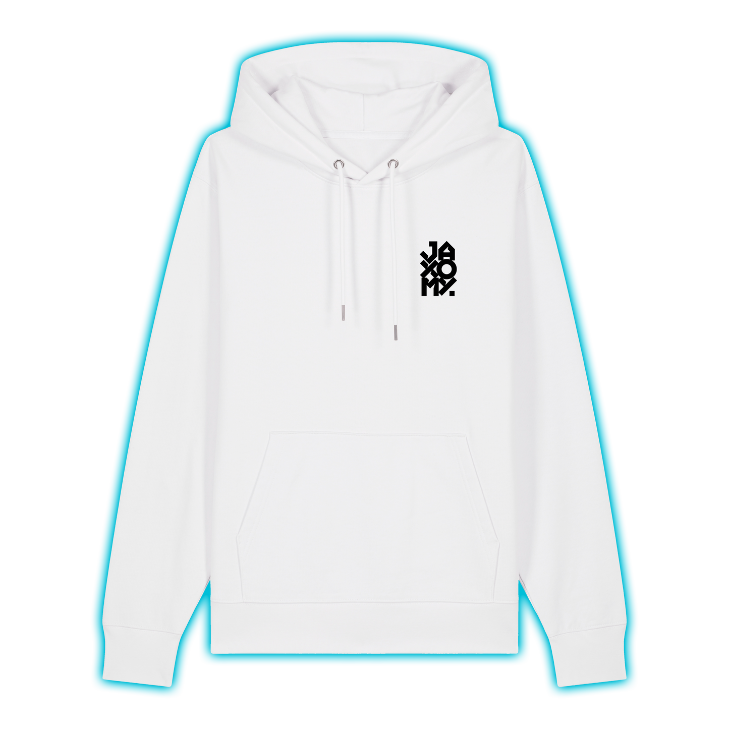Hoodie Jaxomy Logo Regular Uni-Sex Cut WHITE
